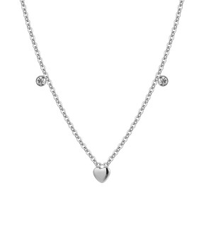 LUCA BARRA Kid Necklace Silver Stainless Steel JC148