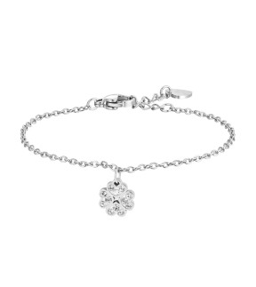 LUCA BARRA Kid Silver Steel Bracelet JB223