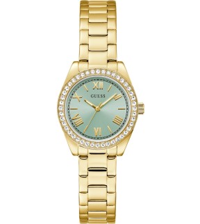 GUESS Mini Luna Yellow Gold Stainless Steel Bracelet GW0841L5