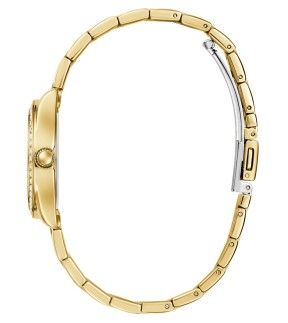Ρολόι GUESS Mini Luna Με Κίτρινο Χρυσό Ατσάλινο Μπρασελέ GW0841L5