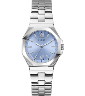 Ρολόι GUESS Empress Με Ασημί Ατσάλινο Μπρασελέ GW0873L1
