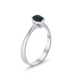 VITOPOULOS Ring White Gold 18Ct With Sapphire