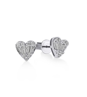 VITOPOULOS Woman Earrings White Gold 18CT with Diamonds