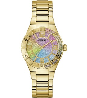 GUESS Sangria Yellow Gold Stainless Steel Bracelet GW0882L2