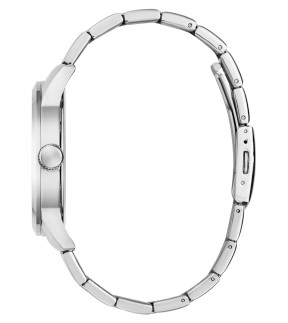 Ρολόι GUESS Collegiate Με Ασημί Ατσάλινο Μπρασελέ GW0888G1