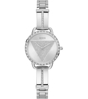 Ρολόι GUESS Tri Bellini Με Ασημί Ατσάλινο Μπρασελέ GW0914L1