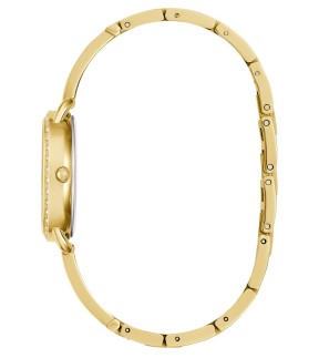 Ρολόι GUESS Tri Bellini Με Κίτρινο Χρυσό Ατσάλινο Μπρασελέ GW0914L2