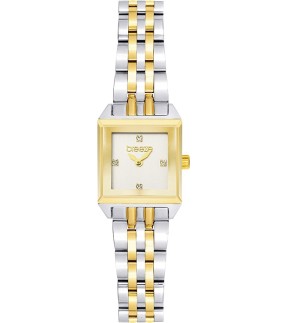 BREEZE Impress Yellow Gold-Silver Stainless Steel Bracelet 712531.1