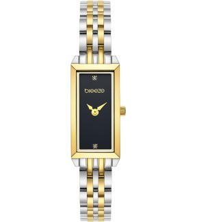 BREEZE Edge Yellow Gold-Silver Stainless Steel Bracelet 712551.2