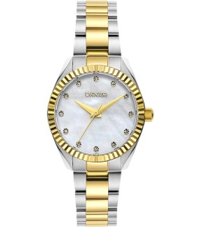 BREEZE Estee Yellow Gold-Silver Stainless Steel Bracelet 712541.2