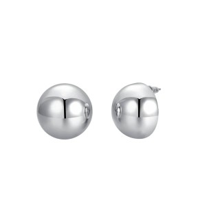LUCA BARRA Earrings Silver Stainless Steel OK1391