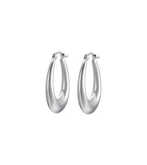 LUCA BARRA Earrings Silver Stainless Steel OK1395