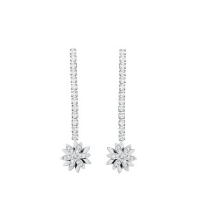 LUCA BARRA Earrings Silver Stainless Steel OK1379