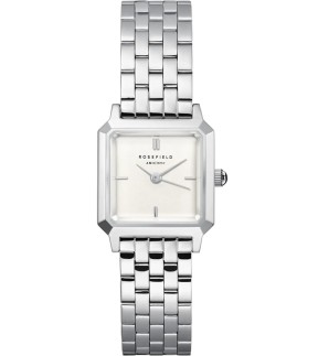 ROSEFIELD The Boxelle Silver Stainless Steel Bracelet BWSSS-B02