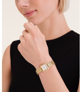 ROSEFIELD The Boxelle Yellow Gold Stainless Steel Bracelet BWGSG-B01