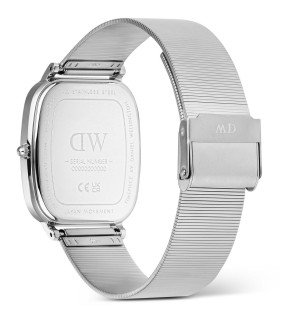 DANIEL WELLINGTON Marlon Wire Linen Silver Stainless Steel Bracelet DW00100812