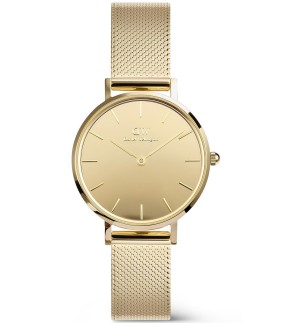 Ρολόι DANIEL WELLINGTON Petite Reflection Με Χρυσό Ατσάλινο Bracelet DW00100797