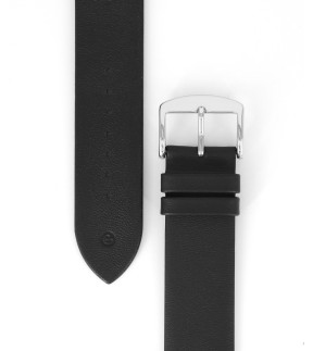 Λουράκι ROCHET Trendy Μαύρο Δερμάτινο 16mm 6340501