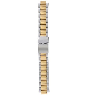 ROCHET Yellow Gold-Silver Stainless Steel Bracelet 20mm-22mm 2373783