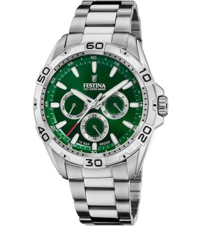 FESTINA Multifunction Silver Stainless Steel Bracelet F20623/3