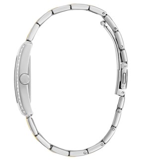 Ρολόι GUESS Bonnie Με Κίτρινο Χρυσό-Ασημί Ατσάλινο Μπρασελέ GW0874L2
