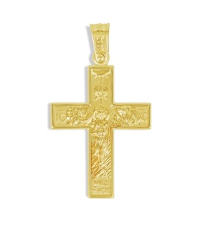 VITOPOULOS Cross Yellow-White Gold 14Ct