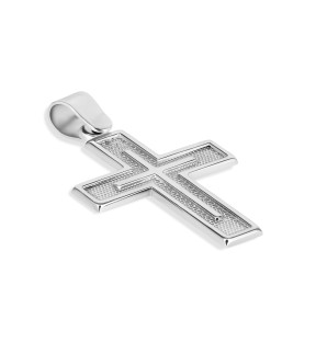 VITOPOULOS Cross White Gold 14Ct