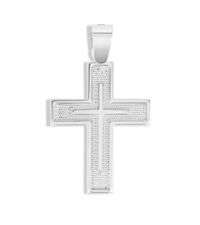 VITOPOULOS Cross White Gold 14Ct