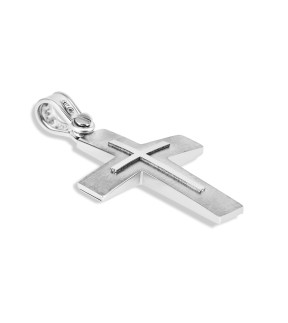 VITOPOULOS Cross White Gold 14Ct