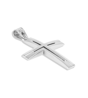 VITOPOULOS Cross White Gold 14Ct