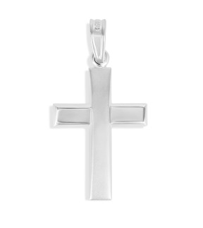 VITOPOULOS Cross White Gold 9Ct