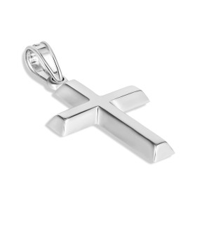 VITOPOULOS Cross White Gold 9Ct