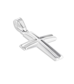 VITOPOULOS Cross White Gold 9Ct