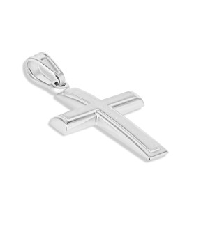 VITOPOULOS Cross White Gold 9Ct