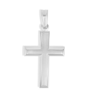 VITOPOULOS Cross White Gold 9Ct