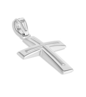 VITOPOULOS Cross White Gold 9Ct