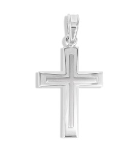 VITOPOULOS Cross White Gold 9Ct