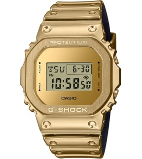 Ρολόι CASIO G-Shock G-Steel Με Χρυσό Λουράκι Σιλικόνης GM-5600YMG-9ER