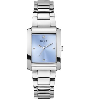 Ρολόι GUESS Bonnie Με Ασημί Ατσάλινο Μπρασελέ GW0876L1