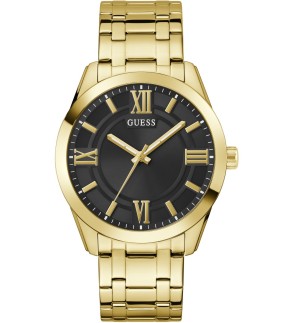 Ρολόι GUESS Elliot Με Κίτρινο Χρυσό Ατσάλινο Μπρασελέ GW0893G4