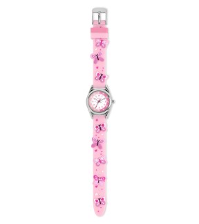 TIKKERS Pink Silicone Strap ATK1111