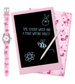 TIKKERS Pink Silicone Strap Gift Set ATK1111-PAD