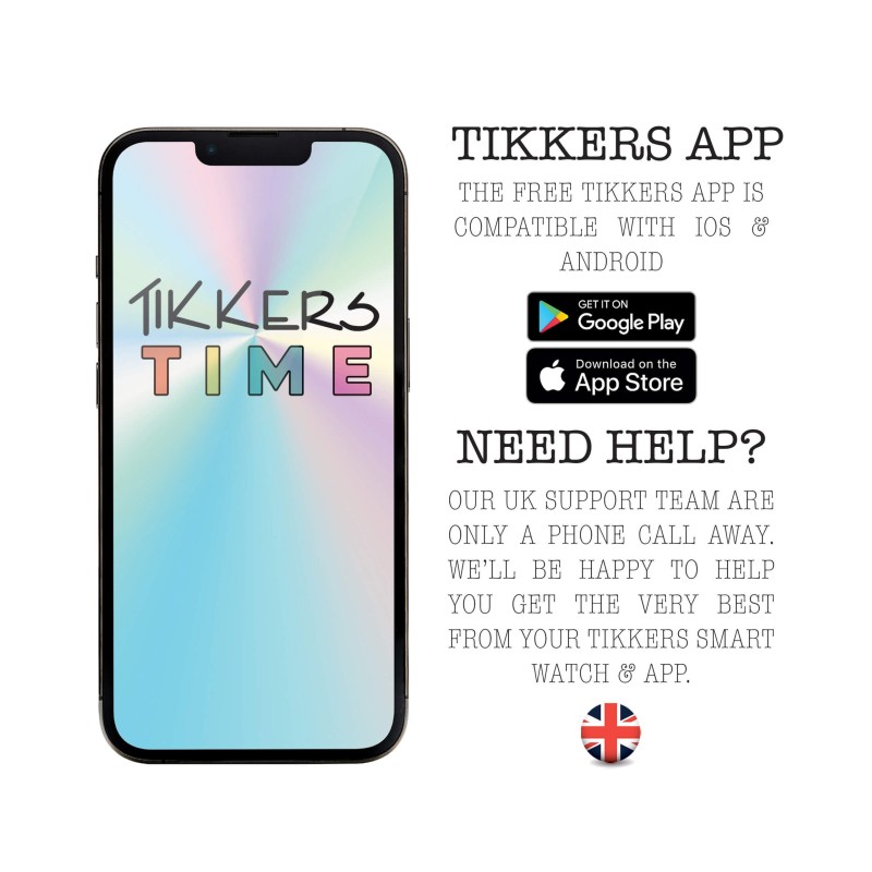 TIKKERS Smartwatch BoxSet Purple Silicone Strap TKS13-0029-SET TIKKERS Smartwatch BoxSet Purple Silicone Strap TKS13-0029-SET