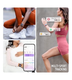 REFLEX Smartwatch Pink Silicone Strap RA50-2224-SET