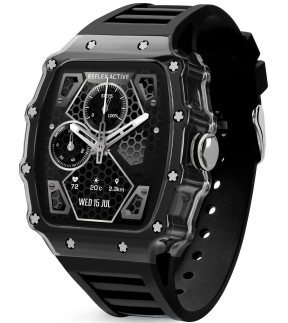REFLEX Smartwatch Black Silicone Strap RA51-2225