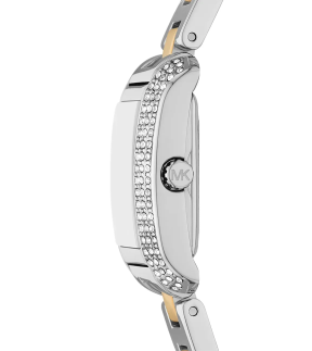 Ρολόι MICHAEL KORS Emery Με Κίτρινο Χρυσό-Ασημί Ατσάλινο Μπρασελέ MK4882