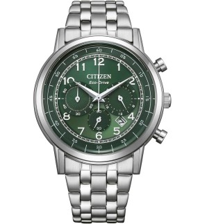 CITIZEN Eco-Drive Chronograph Silver Stainless Steel Bracelet CA4630-53X