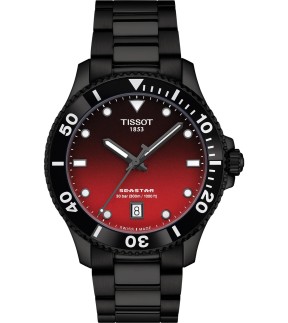 TISSOT Seastar 1000 Black Stainless Steel Bracelet T1204103342100