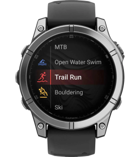 GARMIN fēnix® E Black Silicone Strap GA-010-03025-00
