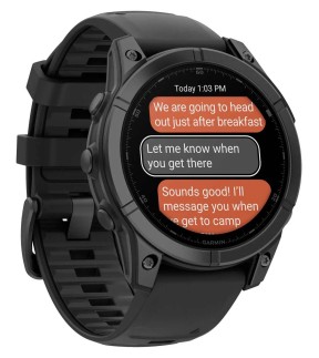 GARMIN fēnix® E 47mm Black Silicone Strap GA-010-03025-01